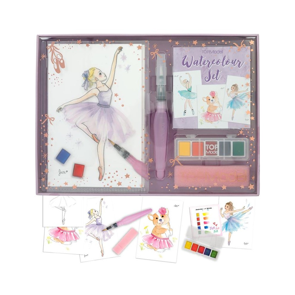 Malowanie akwarelami Balet Watercolour Set - TOPModel