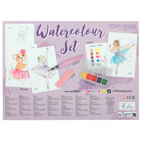 Malowanie akwarelami Balet Watercolour Set - TOPModel