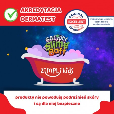Gluty Kąpieli z gwiazdkami Galaxy Slime Baff Zimpli Kids