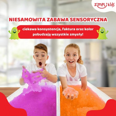 Jednorożce zestaw sensoryczny z figurkami i tacą Gelli Fantasy Zimpli Kids