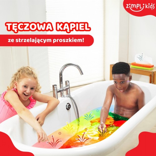 Strzelające proszki do kąpieli Crackle Baff 3 kolory - Zimpli Kids
