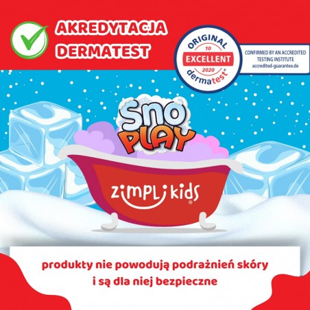 Sztuczny śnieg śnieżki SnoBall Play 4 użycia Zimpli Kids
