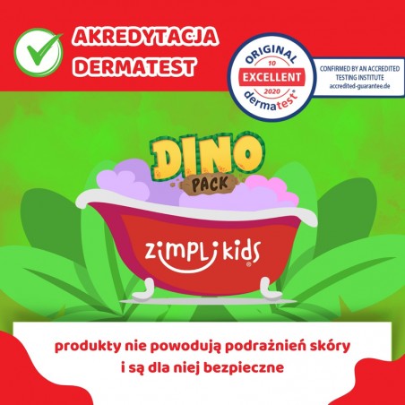 Dinozaury galaretka sensoryczna z tacą i figurkami Gelli Worlds Zimpli