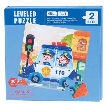 Puzzle magnetyczne Zawody 3 układanki Bino