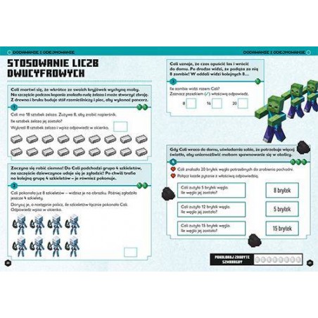 Minecraft. Matematyka. Megazadania. Wiek 7+