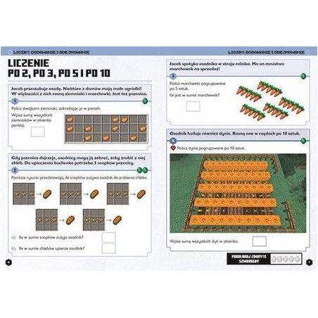 Minecraft. Matematyka. Megazadania. Wiek 8+