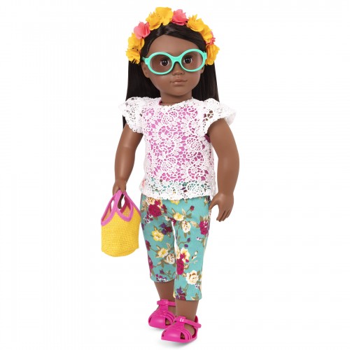 Hawajskie ubranka dla lalki 46 cm Fiesta In Flower Our Generation