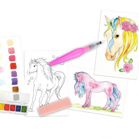 Malowanie akwarelami Konie Watercolour Set - Miss Melody