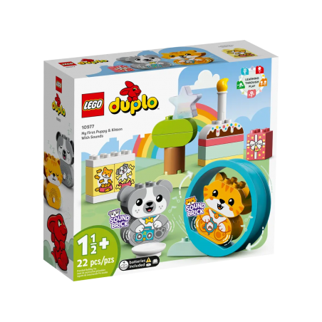 Mój pierwszy szczeniak i kotek z odgłosami 10977 Lego Duplo