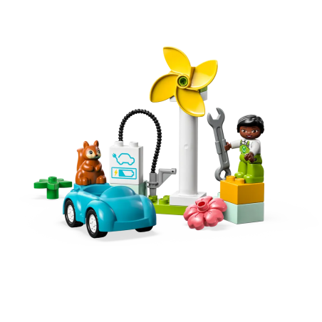 Samochód elektryczny i turbina wiatrowa 10985 Lego Duplo