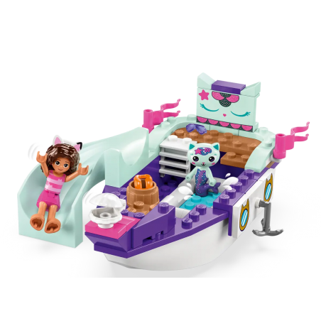 GABBY'S DOLLHOUSE Statek i spa Gabi i Syrenkotki Lego 10786