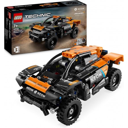 Lego Technic NEOM McLaren Extreme E Race Car 42166 pull-back