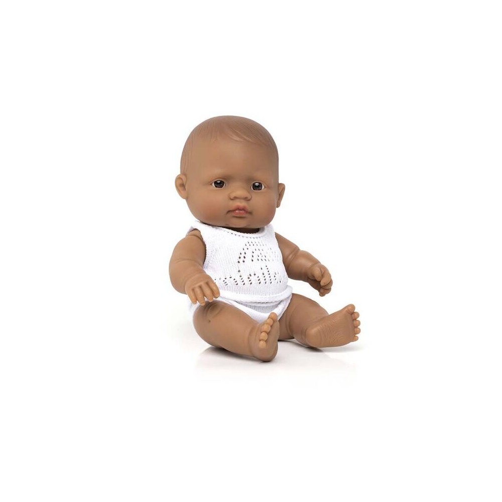 Pachnąca Lalka Bobas Dziewczynka Hiszpanka 21 cm - Miniland Doll