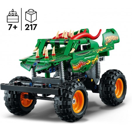 Lego Technic Monster Jam Dragon pull-back 42149