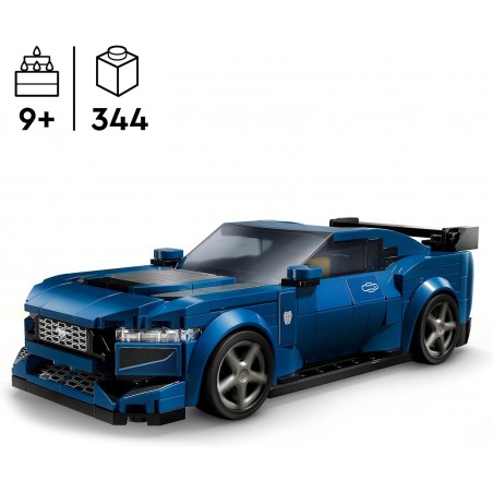 Sportowy Ford Mustang Dark Horse Lego Speed Champions 76920