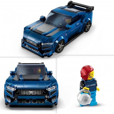 Sportowy Ford Mustang Dark Horse Lego Speed Champions 76920