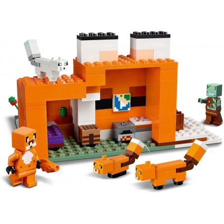 Lego Minecraft Siedlisko lisów 21178