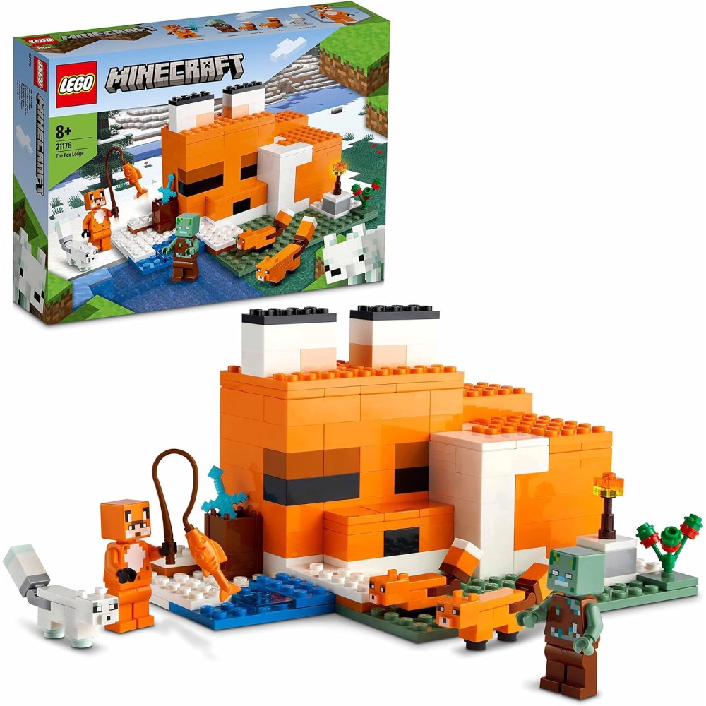 Lego Minecraft Siedlisko lisów 21178