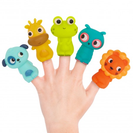 Pacynki na palce Finger Puppet zwierzaki 10 szt. b.toys