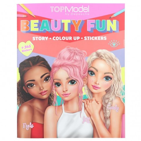 Kolorowanka z naklejkami Beauty Fun TOPModel