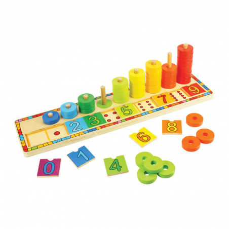 Nauka liczenia sorter kolorów i kształtów Bigjigs Toys