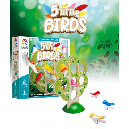 Smart Games 5 Little Birds gra łamigłówka Ptaszki