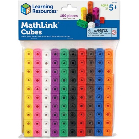 Klocki matematyczne 100 el. MathLink Learning Resources