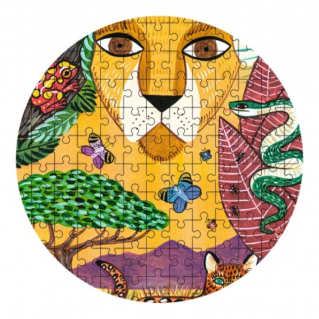 Puzzle artystyczne w kształcie Lwa 350 el. - Djeco