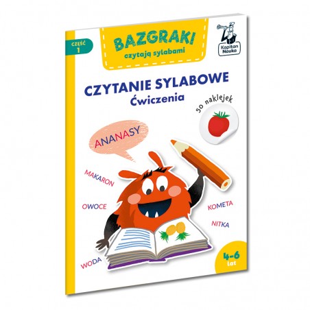 Bazgraki czytają sylabami. Czytanie sylabowe. Ćwiczenia