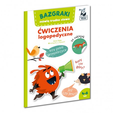 Bazgraki mówią trudne słowa. Ćwiczenia logopedyczne