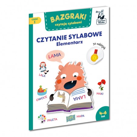 Bazgraki czytają sylabami. Czytanie sylabowe. Elementarz