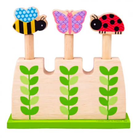 Wyskakujące owady Garden Pop Up Bigjigs Toys