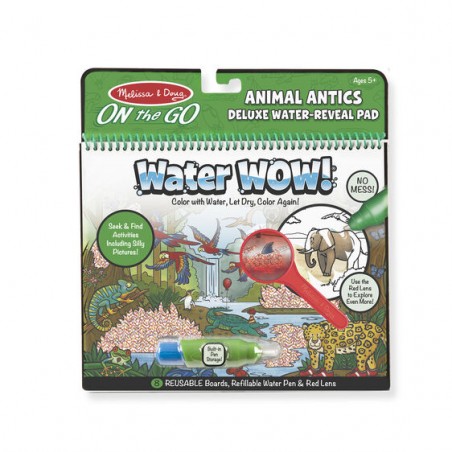 Wodna Kolorowanka z Lupą Water Wow Zwierzęta - Melissa & Doug