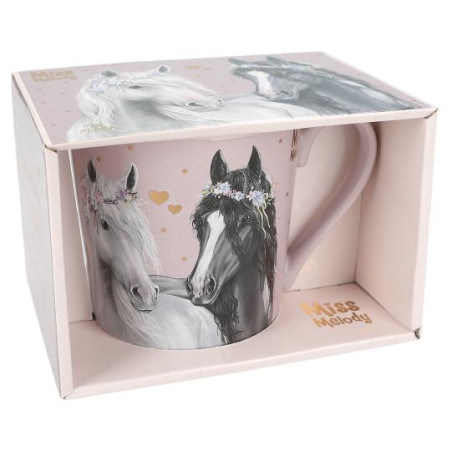 Kubek w konie porcelanowy Mug Miss Melody