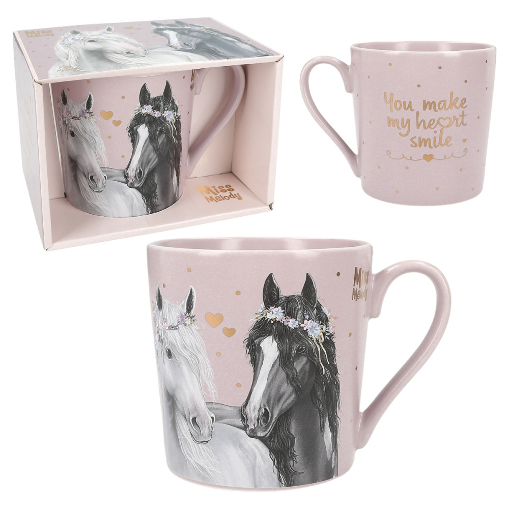 Kubek w konie porcelanowy Mug Miss Melody