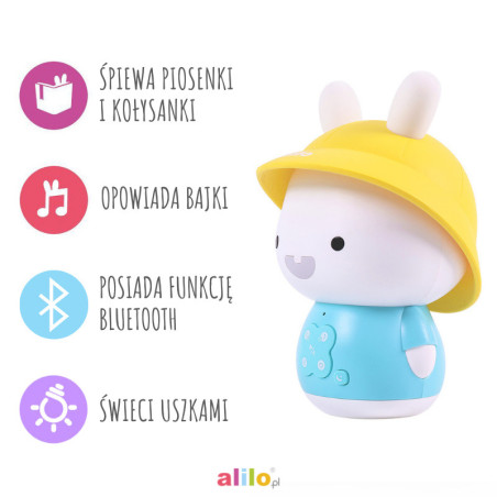 Alilo głośnik Króliczek Baby Bunny G9S+ niebieski