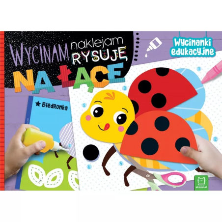 Wycinam, naklejam, rysuję. Na łące. Wycinanki edukacyjne