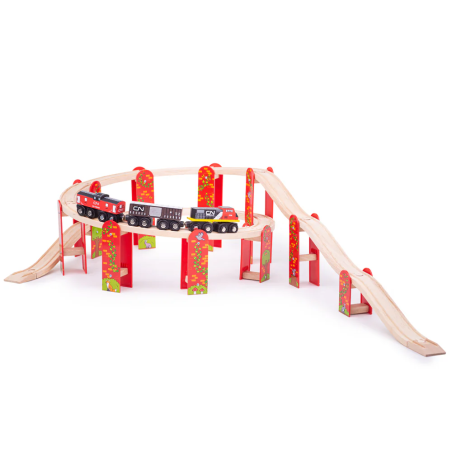 Rollercoaster tory drewniane High Level Bigjigs Rail