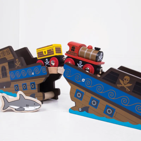 Pociąg piracki Bigjigs Rail