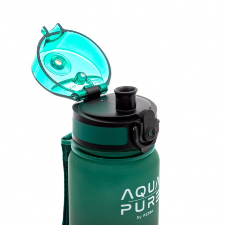 Bidon dziecięcym z miarką 400 ml Aqua Pure green by Astra