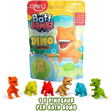 Kula do kąpieli dla dzieci Baff Bombz Dino Surprise Zimpli Kids