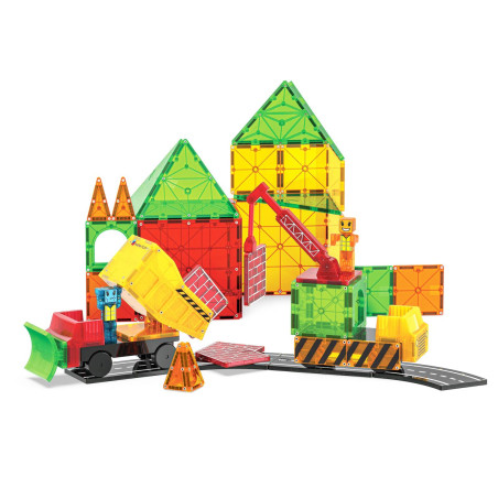 Klocki Magnetyczne Builder XL plac budowy MAGNA-TILES