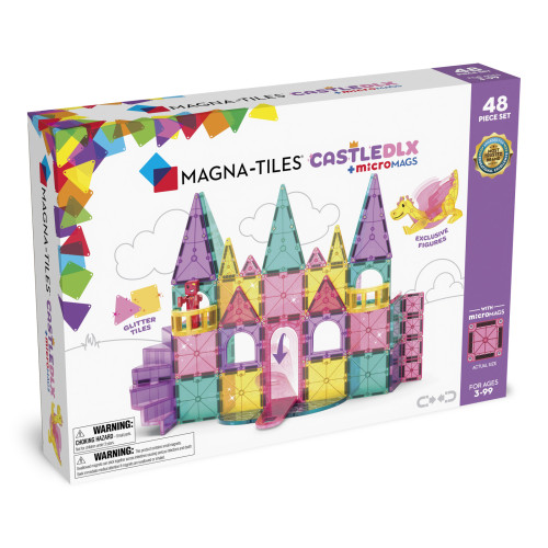 Klocki z magnesami Zamek duży 48 el. MAGNA-TILES