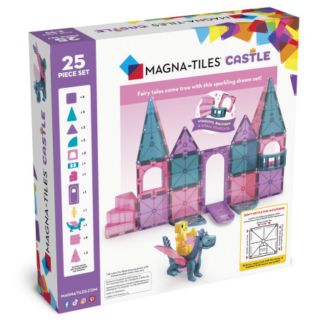 Klocki magnetyczne Zamek 25 el. MAGNA-TILES®