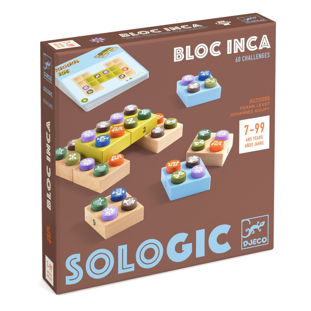 Gra logiczna symbole SOLOGIC Bloc Inca Djeco