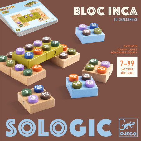 Gra logiczna symbole SOLOGIC Bloc Inca Djeco