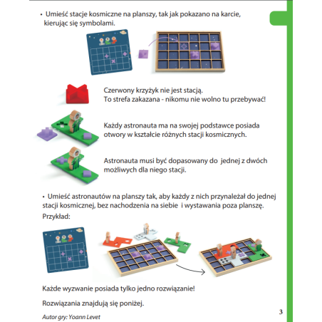 Gra logiczna astronauci SOLOGIC SPACE ORBIT Djeco