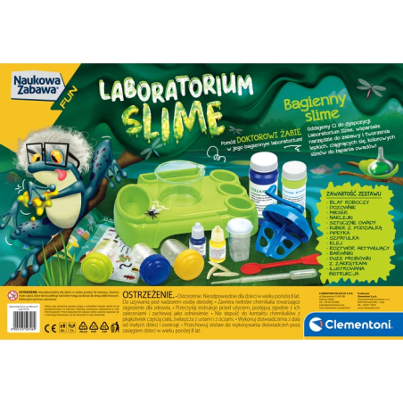 Laboratorium Slime eksperymenty dla dzieci Clementoni