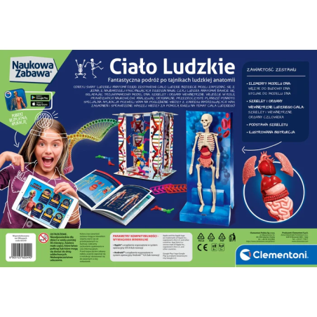 Ciało ludzkie anatomia człowieka Clementoni