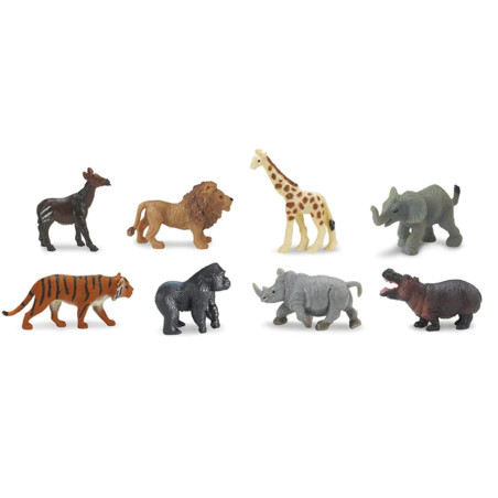 Dzikie Zwierzęta mini figurki 8 el. Safari Ltd.